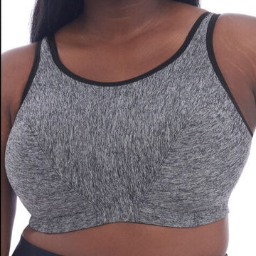 Goddess Sport Non Wired Sports Bra Pewter Heather